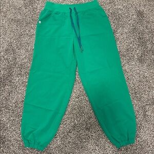 Figs Green Track Pants
